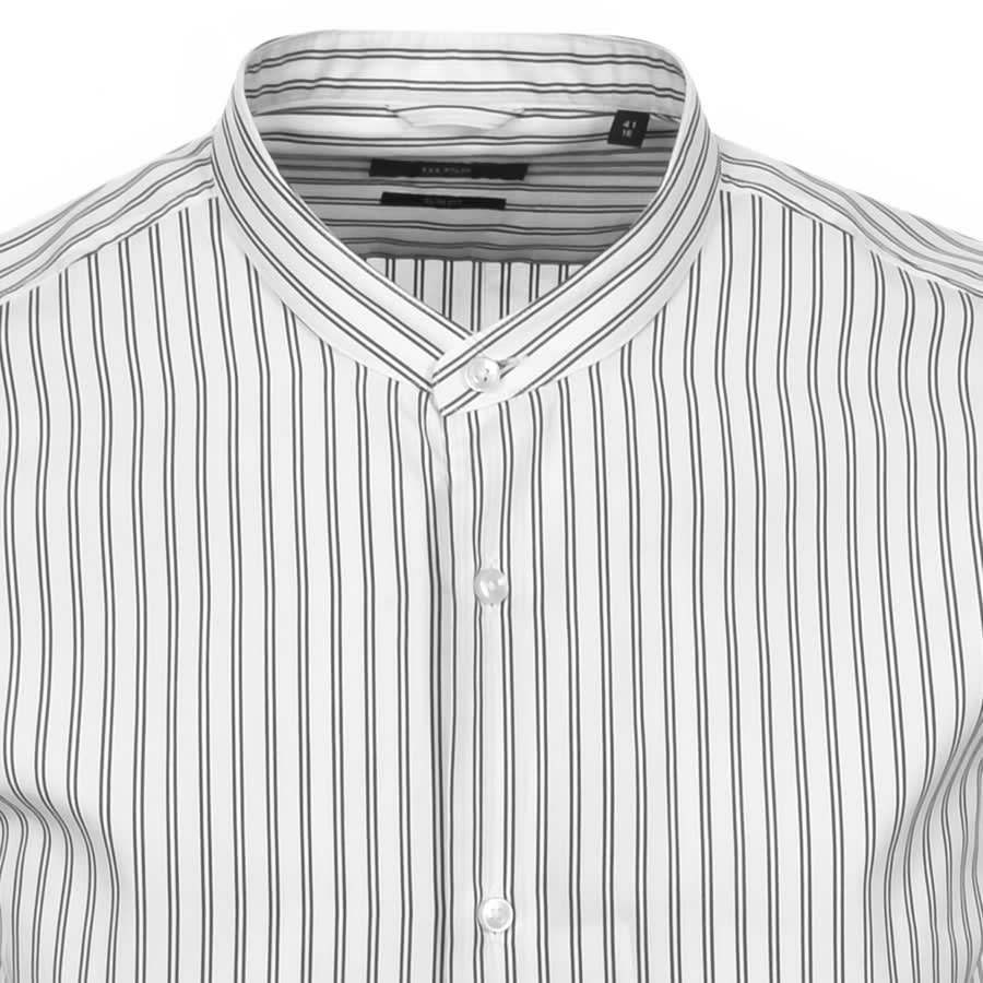 Alternative Image for ProductBOSS Jordi Stripe Slim Fit Long Sleeve Shirt White3